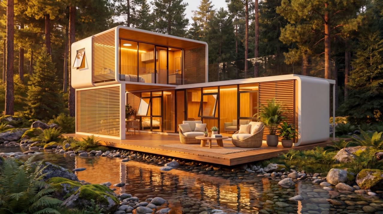 Aura Duplex διώροφη modular κάψουλα